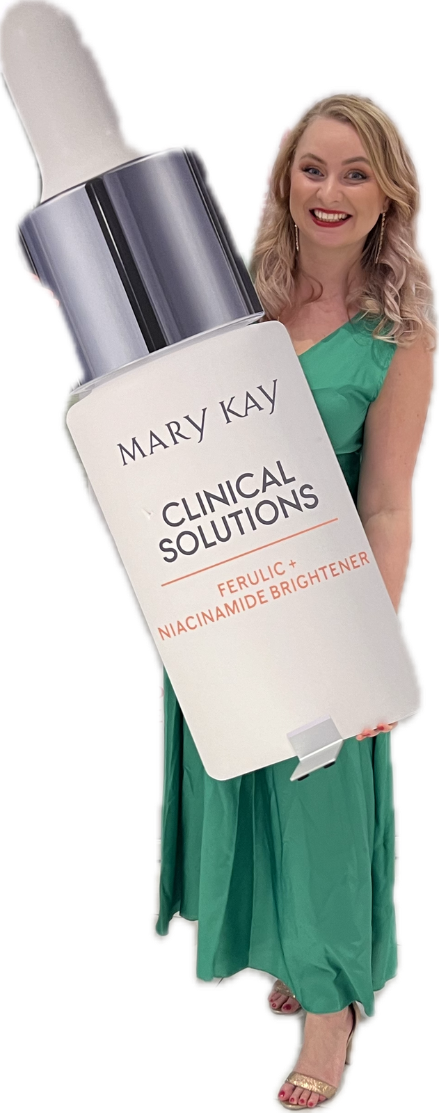 Ing. Kristýna Marková, Ph.D. s produktem Mary Kay Clinical Solutions