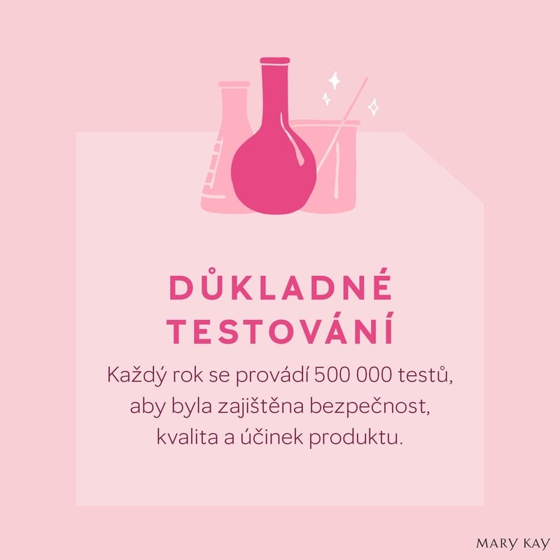 Důkladné testování — každý rok 500 000 testů